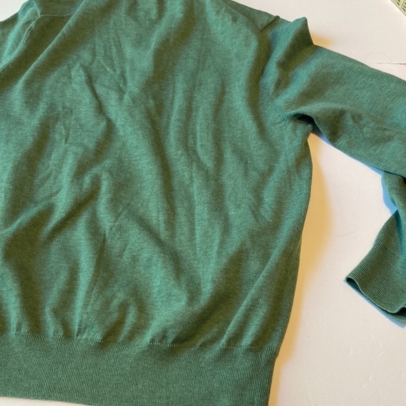 Brooks brothers size medium half zip sweater green - Picture 8 of 9